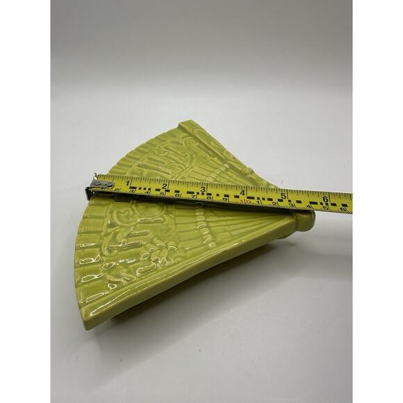 Kay Finch Mid Century Ceramic Green Asian Fan Box CA Made 1935-1963 - Picture 8 of 8